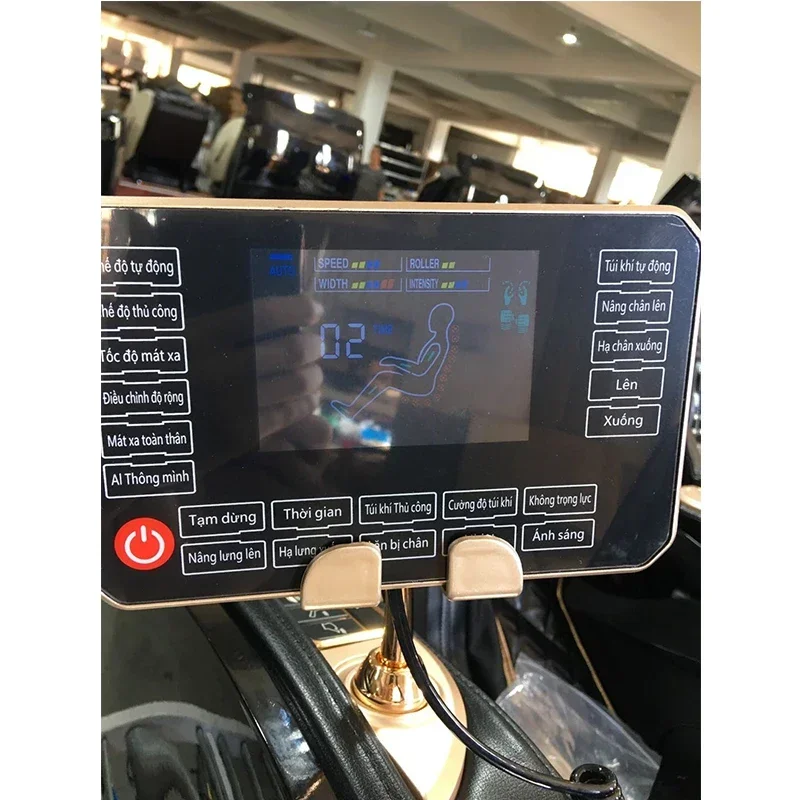 luxury 4d massage chair 2022 voice zero gravity luxury  commercial full body massage chair 4d shiatsu sl track