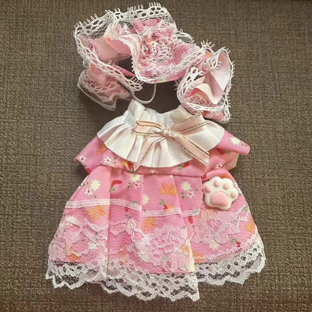 Cadeaux mignons pour laboratoire assis Party V1 V2, ensemble de chapeaux d'automne, accessoires 17cm, vêtements pour Mini poupée, accessoires de tenue