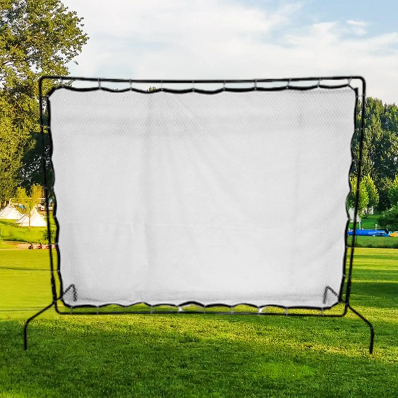 

Pitch Back Backstop Net Backyard Garden Outdoor Barrier Netting Professional Exercise Tennis Rebounder Net Training Equipment