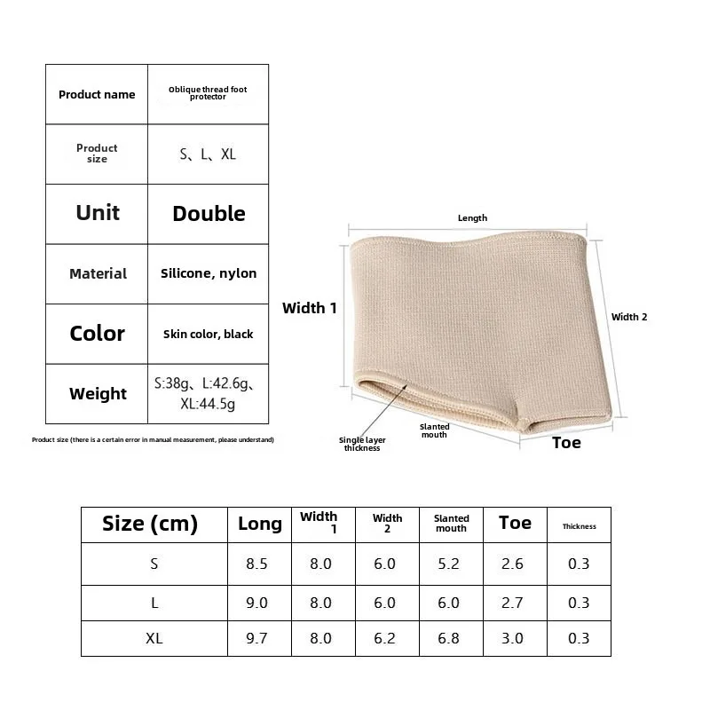 Silicone Metatarsal Pads Toe Separator Pain Relief Forefoot Socks Insole Bunion Orthotics Hallux Valgus Corrector Foot Care Tool