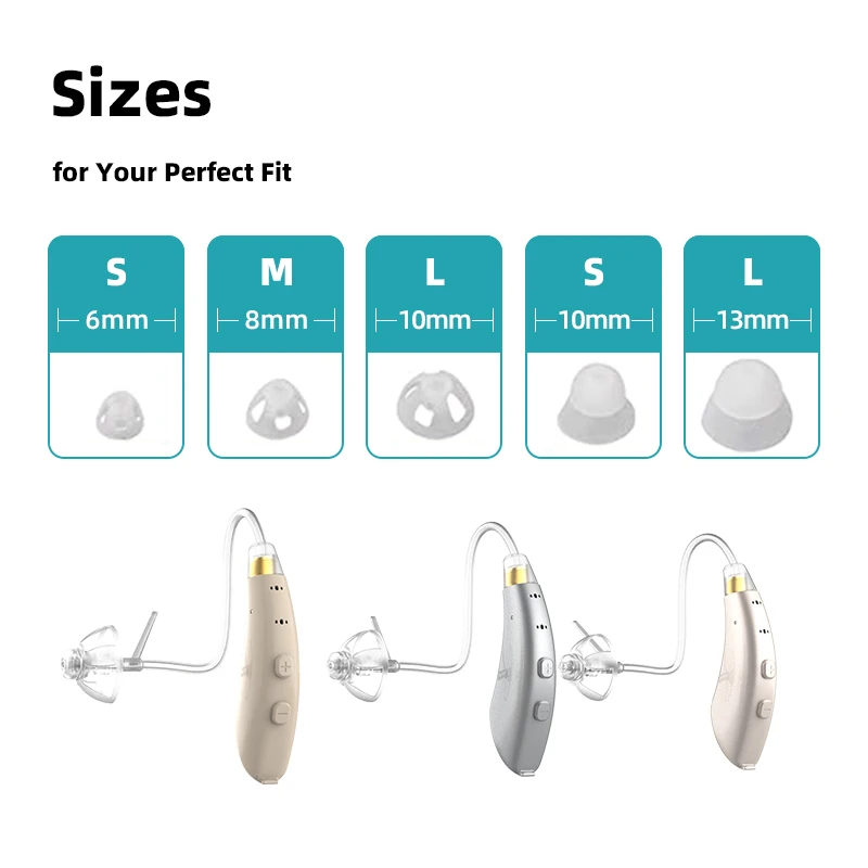 AcoSound 12 Channel BTE-M Programmable Hearing Aids For Deafness Digital Sound Amplifier For Elderly Bluetooth Earphones