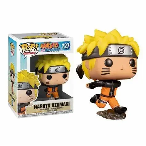 Новинка Funko Pop Running Наруто Узумаки 2025 года # 727 Виниловые фигурки, игрушки, коллекция кукол, рождественские подарки, детские карнавальные подарки