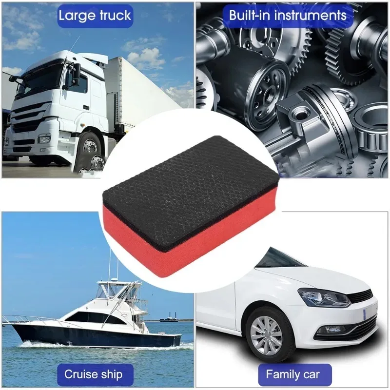 1-10Pcs Car Magic Clay Bar Pad Decontamination Sponge Block Cleaner Cleaning Tools Wax Polish Pad Nano Scrubing Sponge