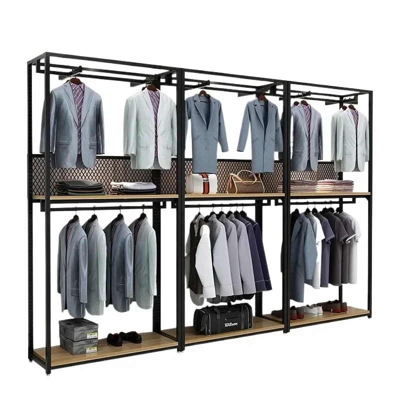 Clothing store display stand store floor-to-ceiling