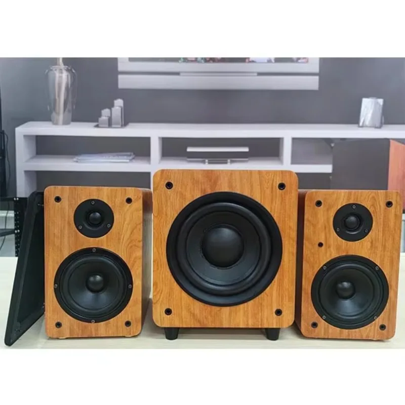 

2023 Professional Amplifier 8 Inch 8" Powered 150W 2.1ch System Home Theater Cinema Theatre Active Subwoofer Speaker