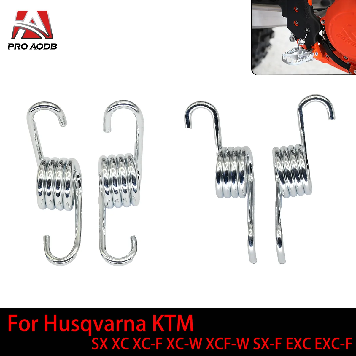 Motocross Foot Peg Footpeg Spring For KTM EXC EXCF XC XCF XCW XCFW SX SXF For Husqvarna TC FC FE TE FS 125 250 300 350 400 450