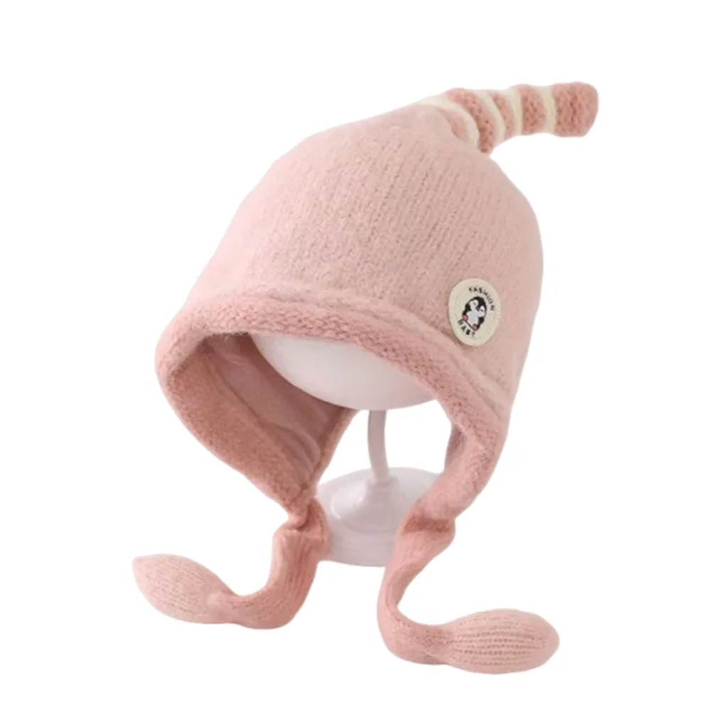 

1-3 Year Fashion Soft Winter Hats Crochet Warm Beanie Hats Cute Photography Prop Bonnet Cap Boys Girls