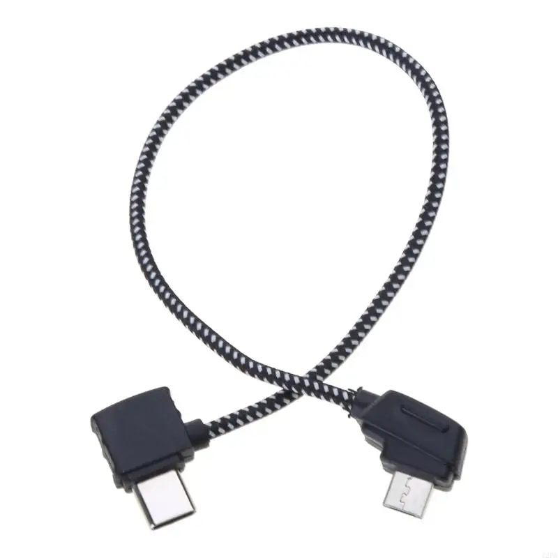 Y5H 20.7cm Length Connector Data Cable for Mavic 2 AIR Aerial Data Wire Micro USB to Type C Data Cable