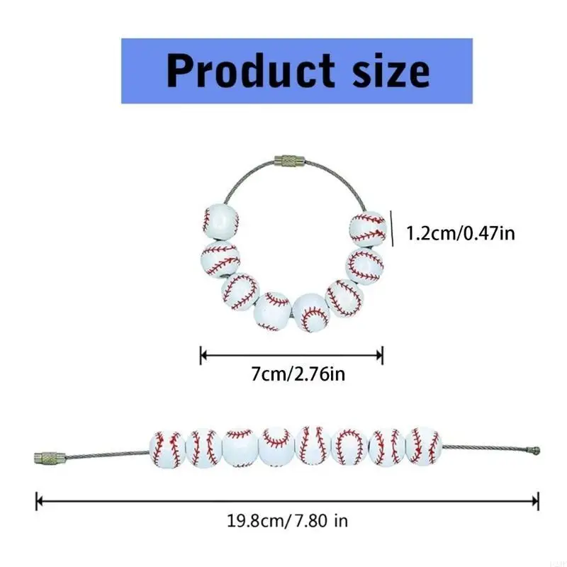 Baseball -geformtes Sport anheizt Accessoire attraktive Baseballbeutel Verzierung Elegante Tasche Hanging Ornament für Partys – Detail 6