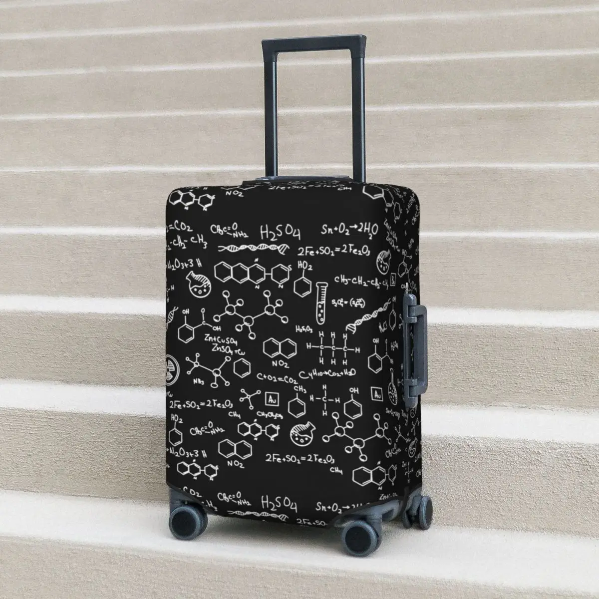 

Science Chemistry Suitcase Cover Fashion Elastic Travel Protection Luggage Accesories Flight