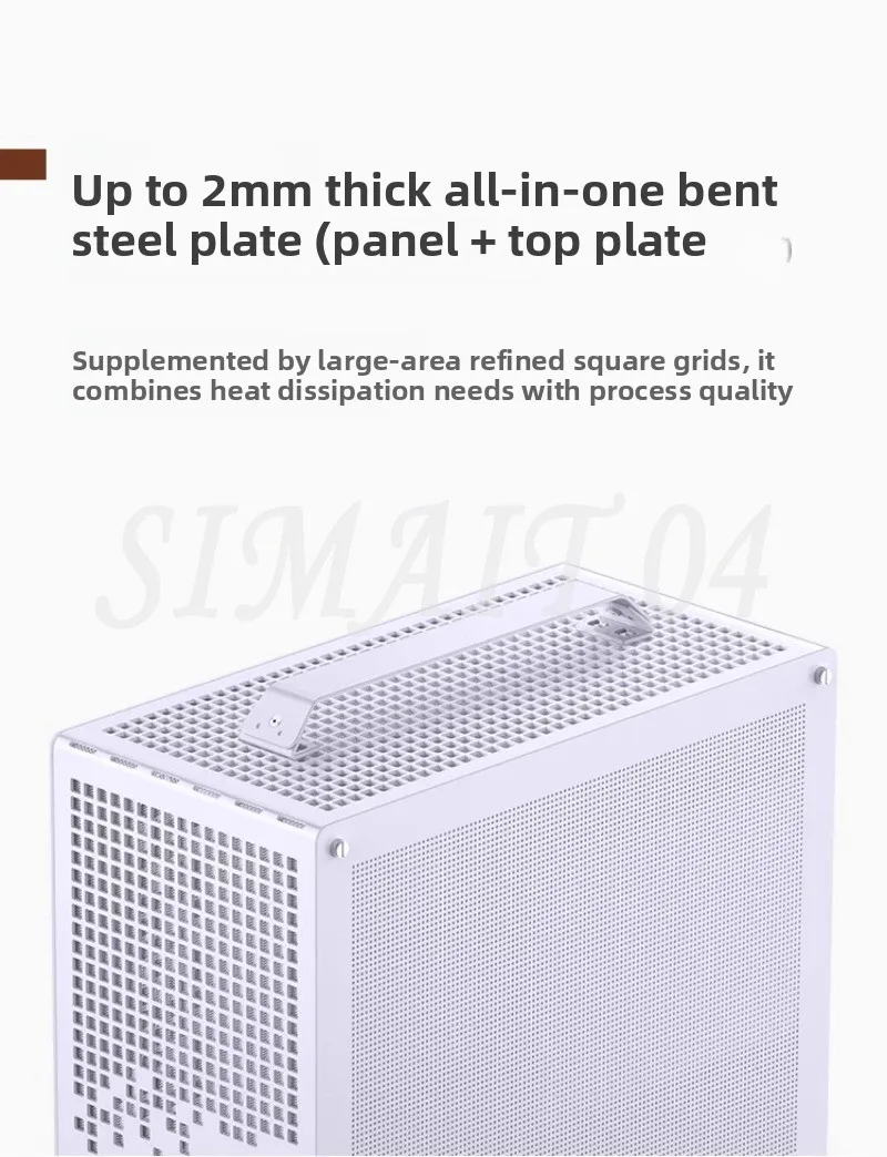Z20 Chassis Removable Handle MATX Simple Desktop Support 240 Water Cooled Side Through Chassis
