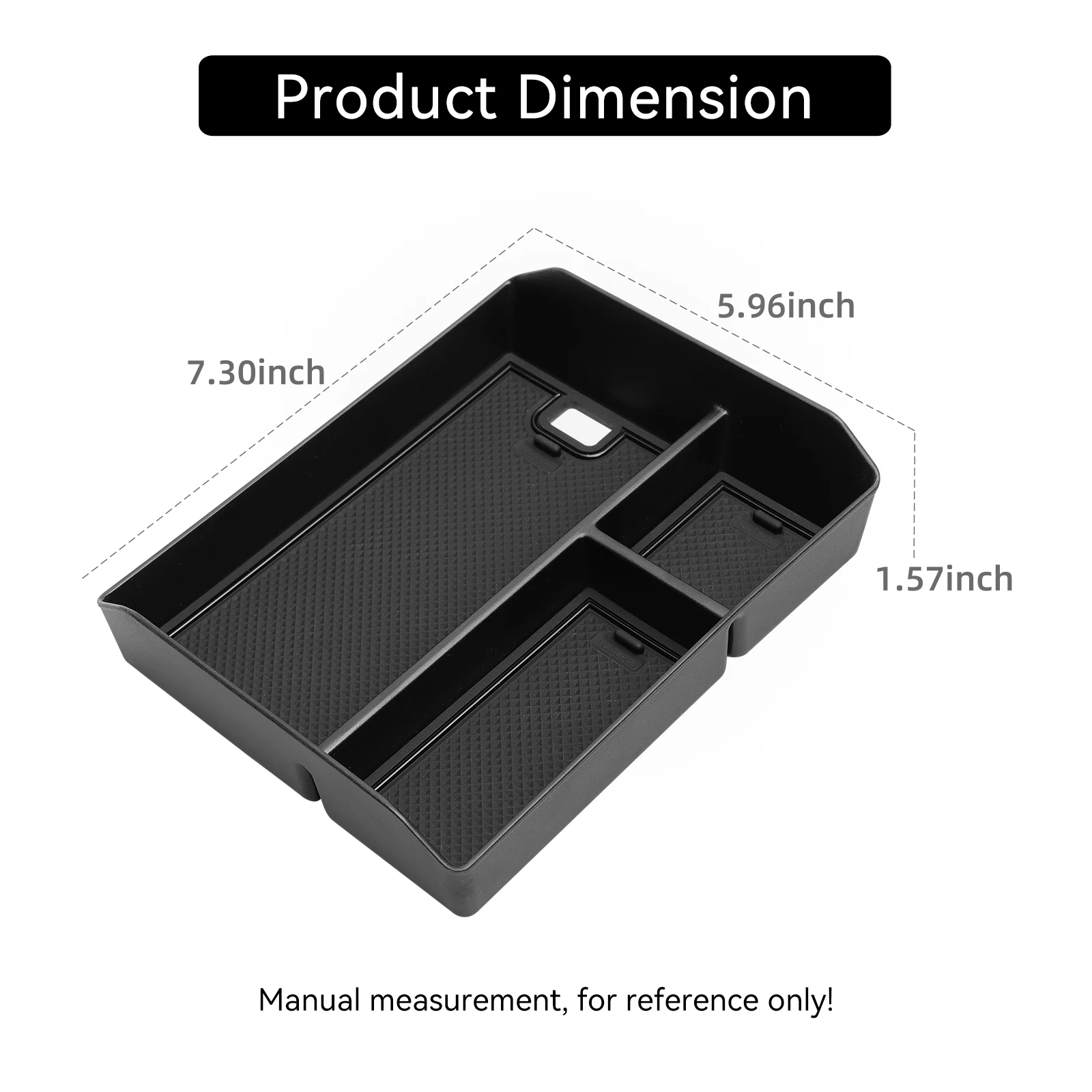 Smabee for Chery ICAR 03/Jaecoo 6 J6 EV 2024-2026 Center Console Armrest Storage Organizer Tray Car Interior Accessories Black