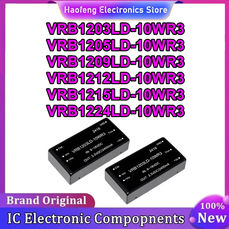 VRB1203LD-10WR3 VRB1205LD-10WR3 VRB1209LD-10WR3 VRB1212LD-10WR3 VRB1215LD-10WR3 VRB1224LD-10WR3 isolated power module New chip
