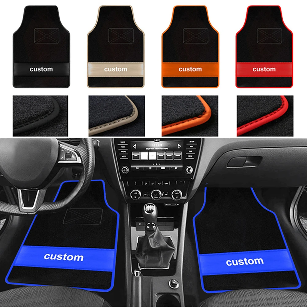 Car Floor Mats Universal For OPEL Aatara Astra Mocha Omega Grandland x Corsa Cascada Tigra Insignia Zafira Interior Accessories