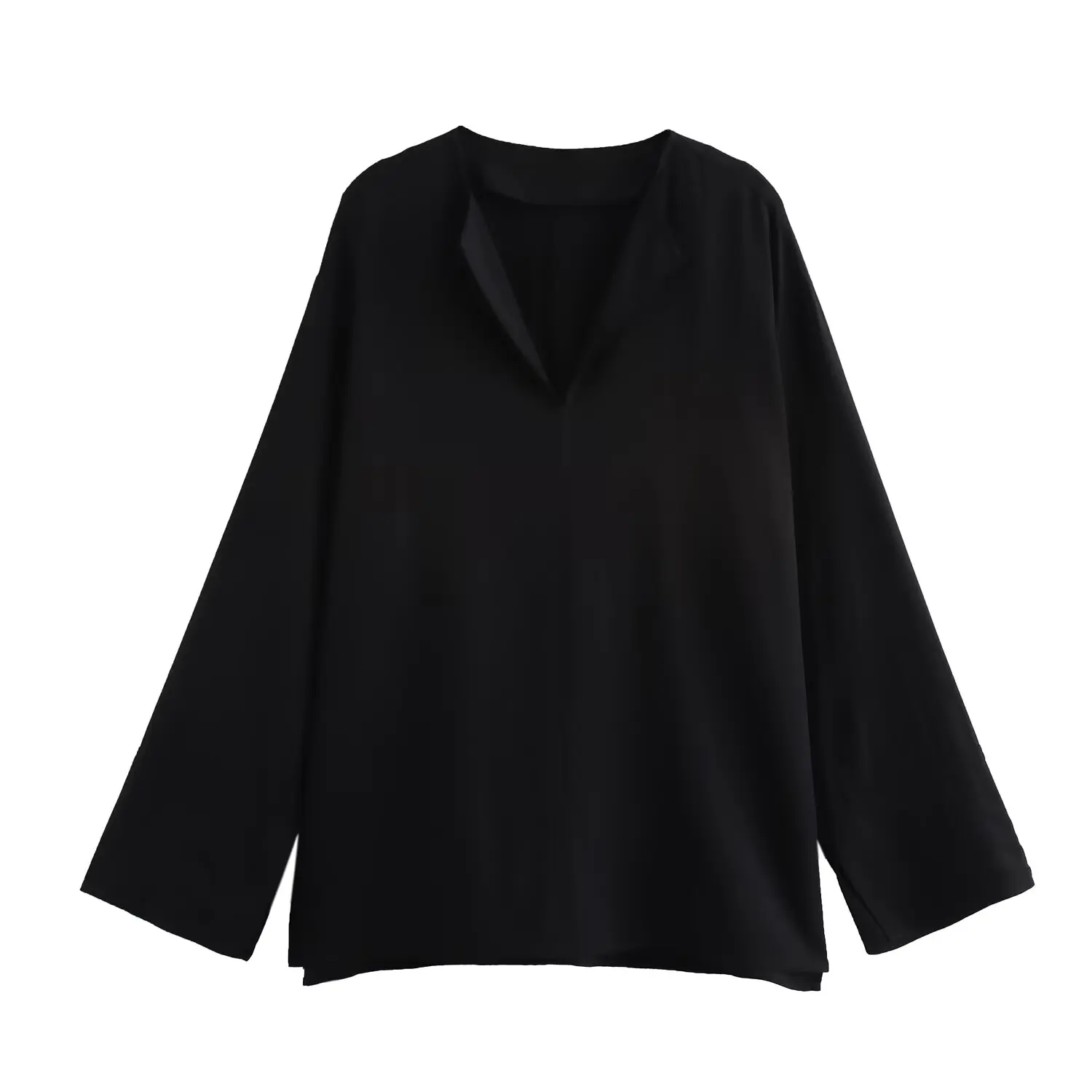 

Nice New Women's Clothing European And American Style Fashion Loose Versatile Design Side Stripe Shirt