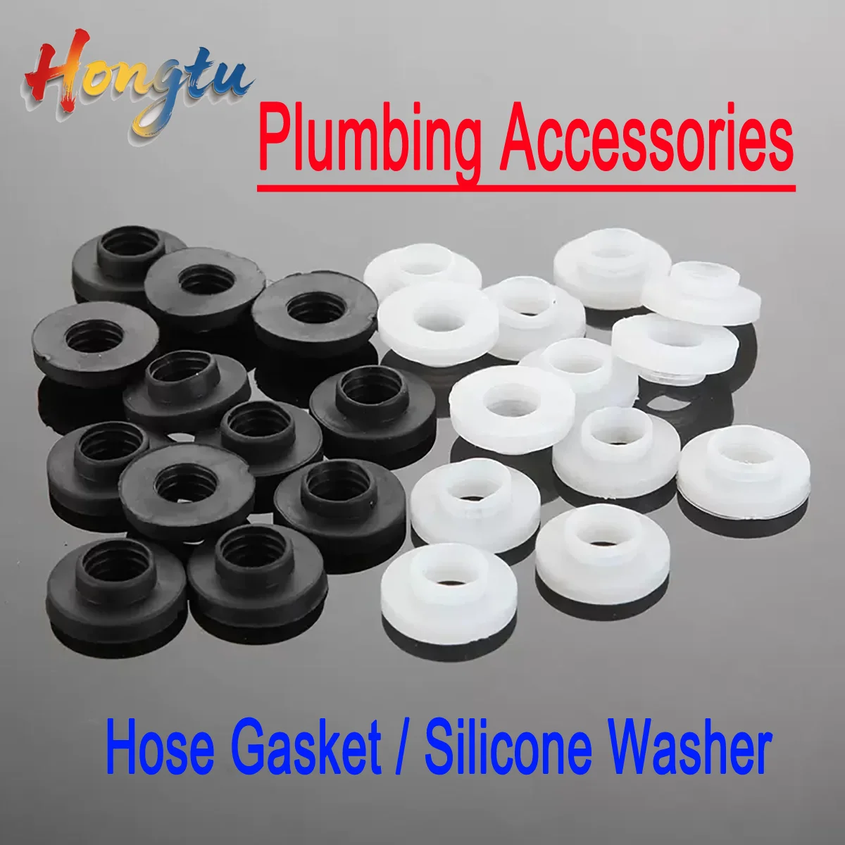 

Hongtu Corrugated Hose Gasket / Silicone Washer / Plumbing Accessories