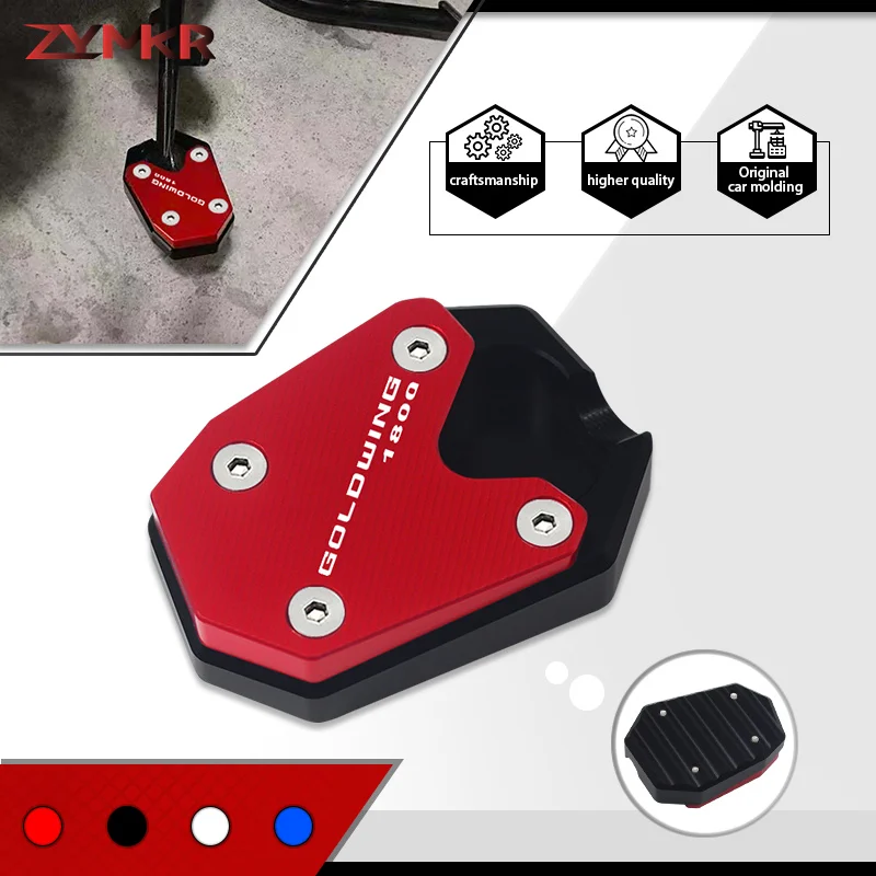 Hot-Selling GL1800 Foot Side Stand For goldwing1800 GOLDWING1800 2019-2026 Motorcycle Foot Kickstand Enlarge Extension Plate