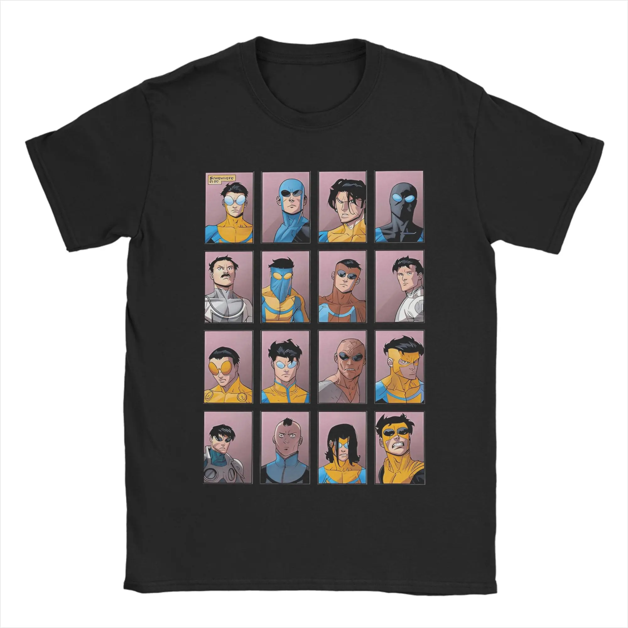 Funny TV Series Invincible Variant T-Shirt Men Crewneck Cotton T Shirt  Short Sleeve Tee Shirt Graphic Tops