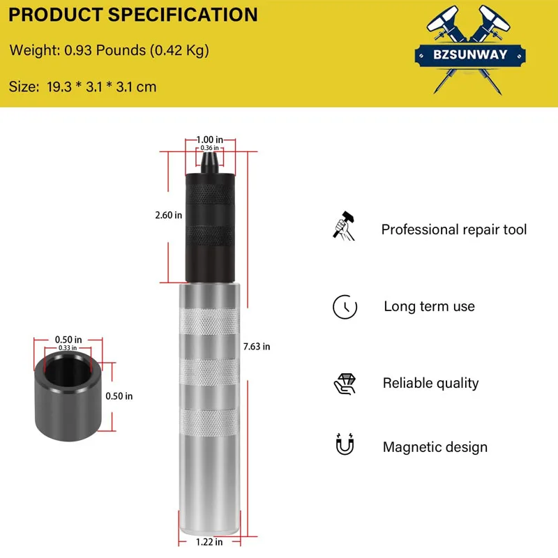 36200 Valve Keeper Remover Installer Tool Kit Valve Spring Compressor Retainer Removal Tool for 5/16\