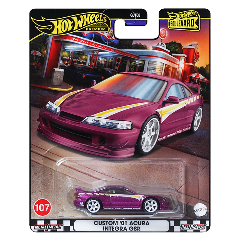 2024 Hot Wheels Premium Boulevard Miniatures Cars Hoteelws Model Car Hotweheels 1/64 Hotwheels Vehicle Toys Model Scale GJT68