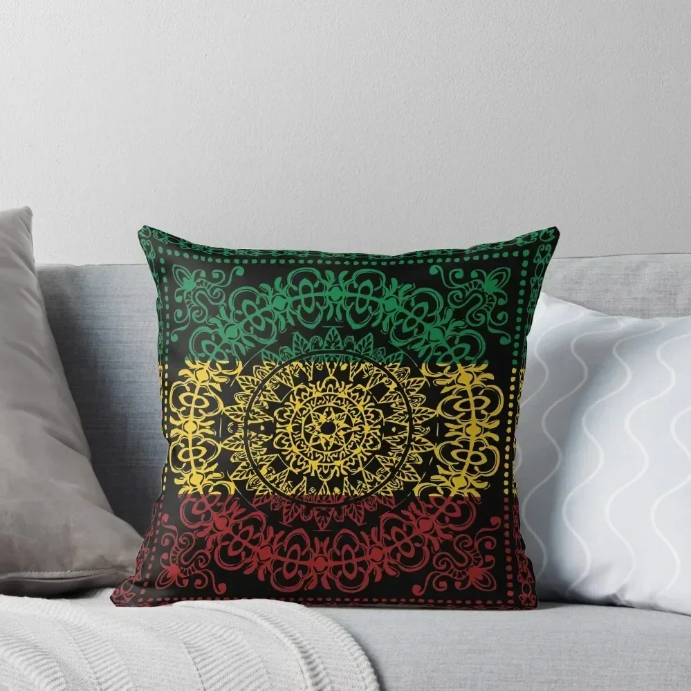 

Rasta Paisley Throw Pillow Rectangular Cushion Cover New year Sofa Cushion Cover Custom Cushion pillow