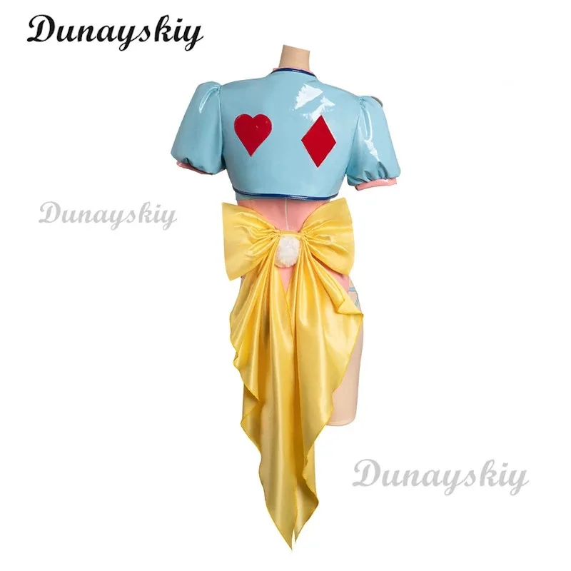 DY2025Hisoka تأثيري مثير الأرنب فتاة ملابس النساء زي أنيمي هنتر لعب الأدوار بذلة جوارب هالوين كرنفال حفلة Cl