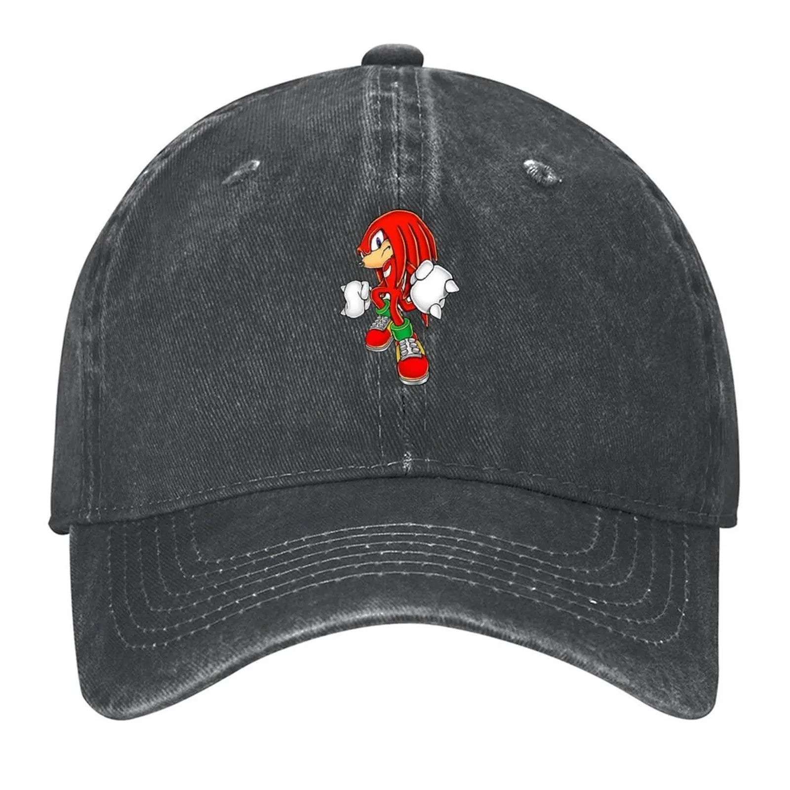 

Knuckles The Echidna Baseball Cap Designer Hat Funny hats tactical cap Gentleman Hat Boy Women's
