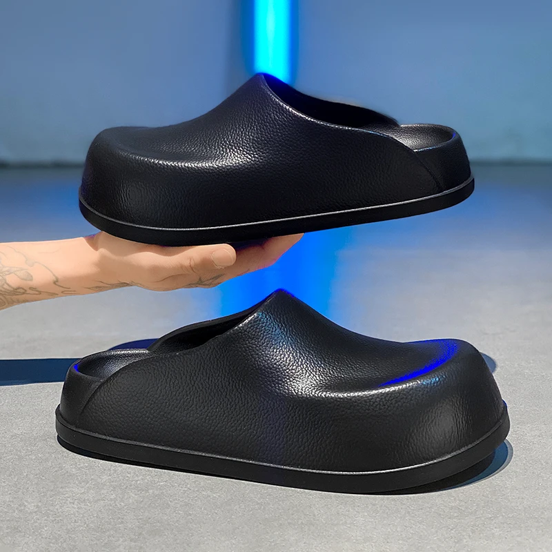 

Fashion EVA Men Slippers Outdoor Sandals Women Casual Home Shoes Non-slip Garden Shoes Waterproof Chef Shoes Nurse Doctor Shoes