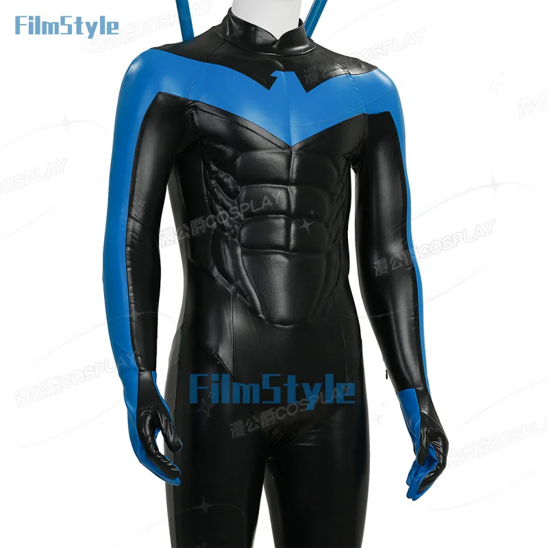 

Nightwing Dick Grayson Cosplay Costume Uniform Halloween Carnival Party Christmas Play Role Clothes Clothing