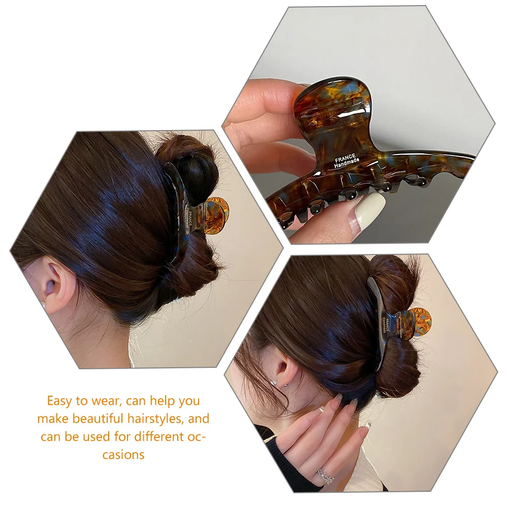 

Hairpin Acetate Sheet Claw Clip Grace Fixer Women Accessory Small Aesthetic Clips Banquet Daily Wear