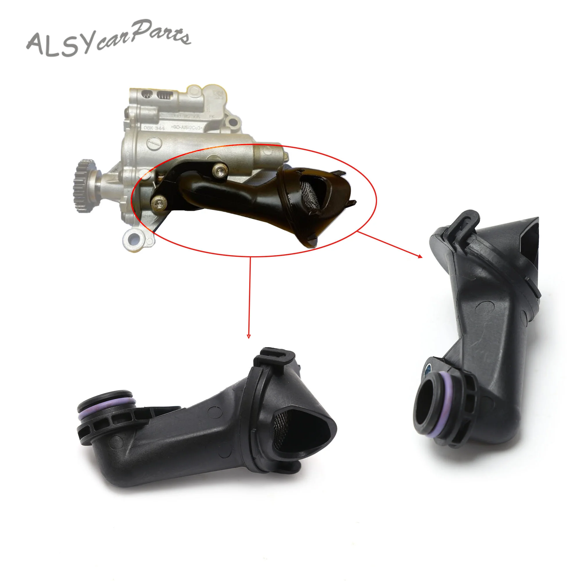 

1.4T Engine Oil pump oil inlet pipe 04E115251E For A1 A3 Q3 GOLF PASSAT