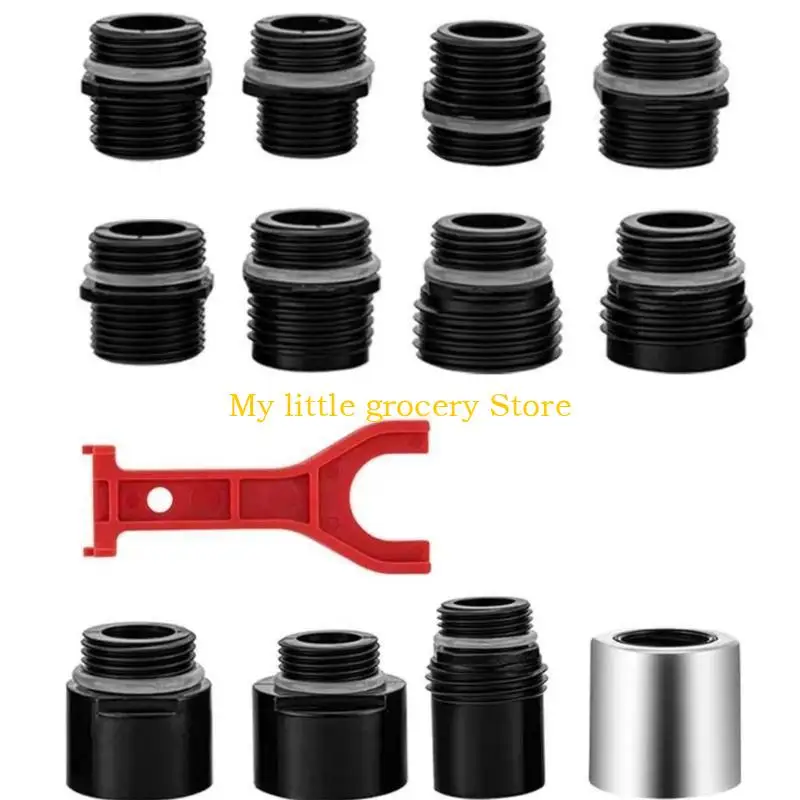 D5BD 360 Swivels Plastic Faucet Adapter Conversion Set for Sink Sprayers Head