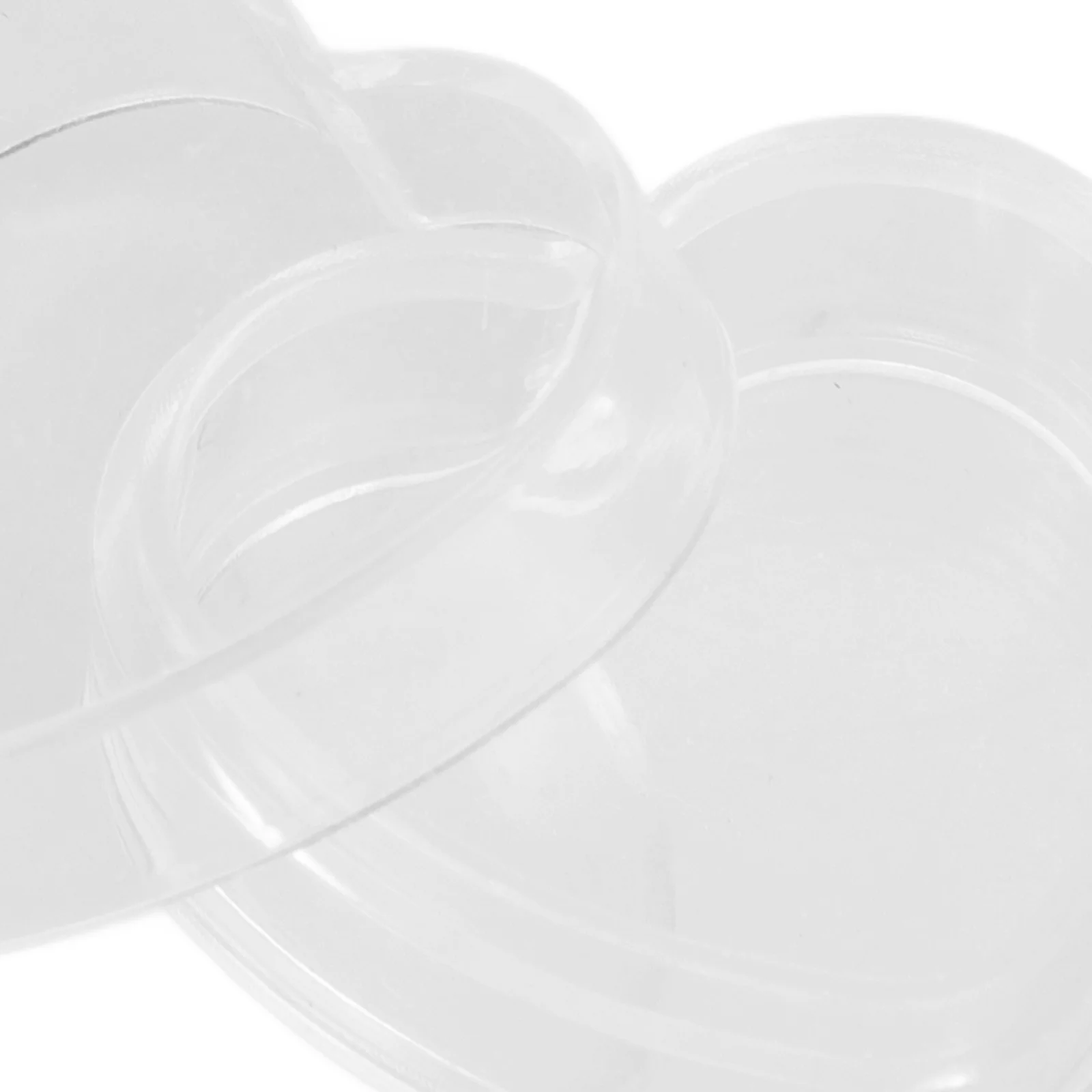 10 قطع من صناديق تخزين شفافة على شكل قلب، منظم شفاف لمستلزمات فن الأظافر، أجزاء صغيرة للمجوهرات، حاوية بلاستيكية للحرف اليدوية