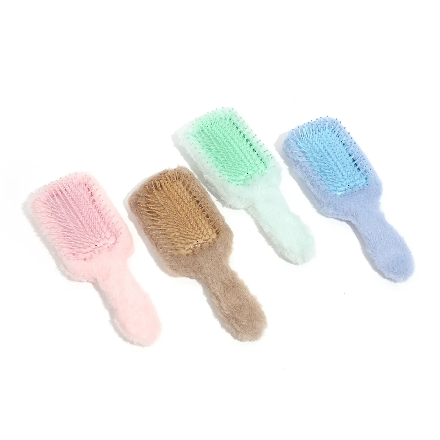 Plush Air Cushion Comb Macaron Color Airbag Massage Comb Super Soft and Cute Girl Hair Comb