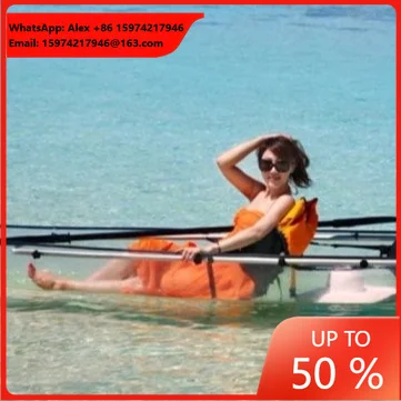 Clear Kayak PC Boat Thermoform Rowing Boat Clear Bottom Kayak