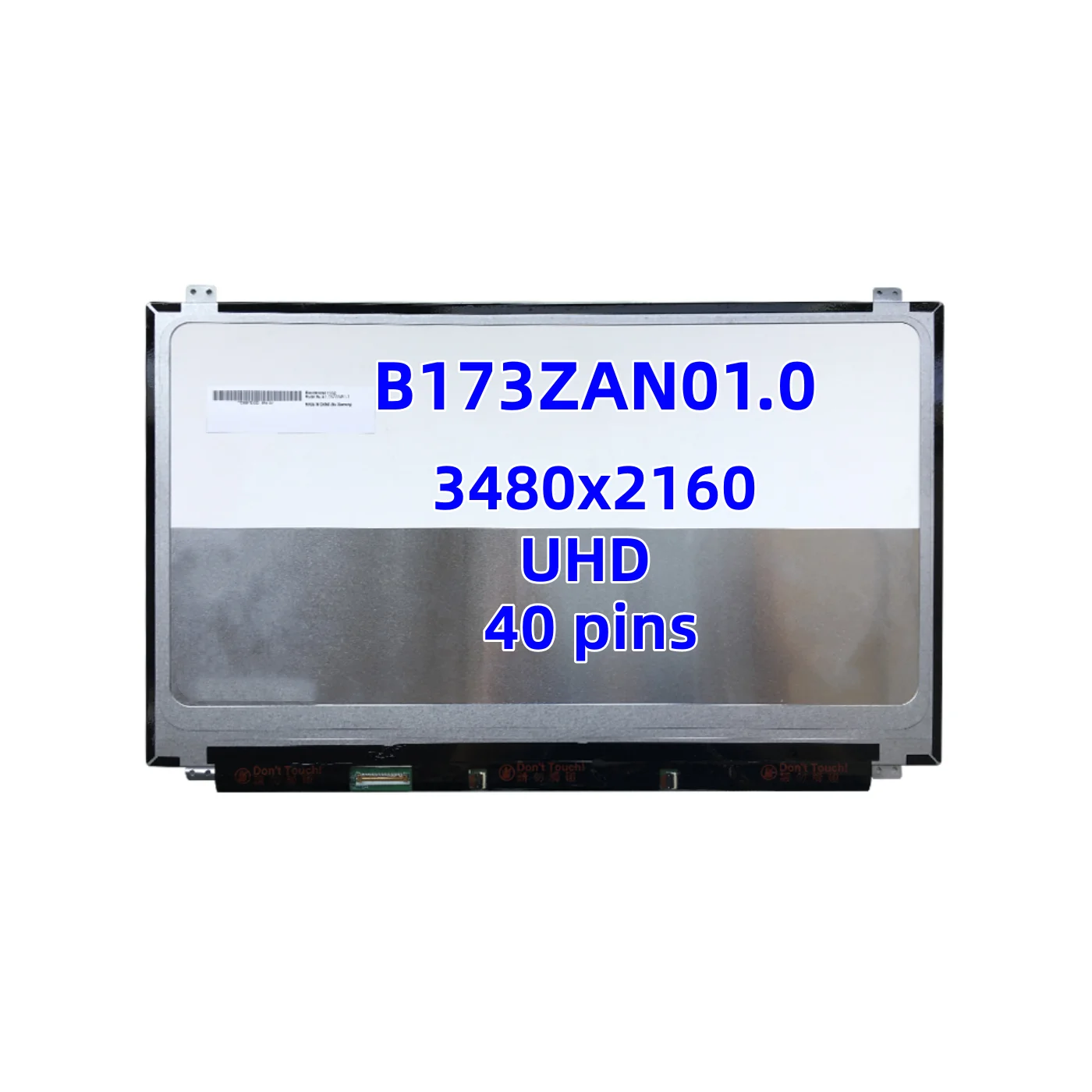 

17.3" Laptop LCD Screen B173ZAN01.0 B173ZAN01.1 Fit B173ZAN01.4 N173DSE-G31 UHD4K 3480x2160 Matrix Display Replacement 40pin eDP