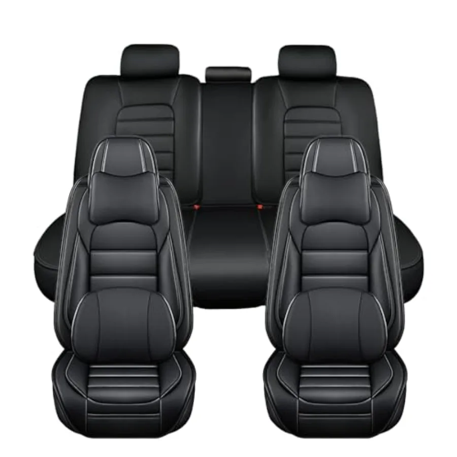 

Универсальные чехлы на автомобильные сиденья для Infiniti Q50 Hybrid 20142018, удобные и противоскользящие чехлы на сиденья, водонепроницаемая кожаная защита сидений