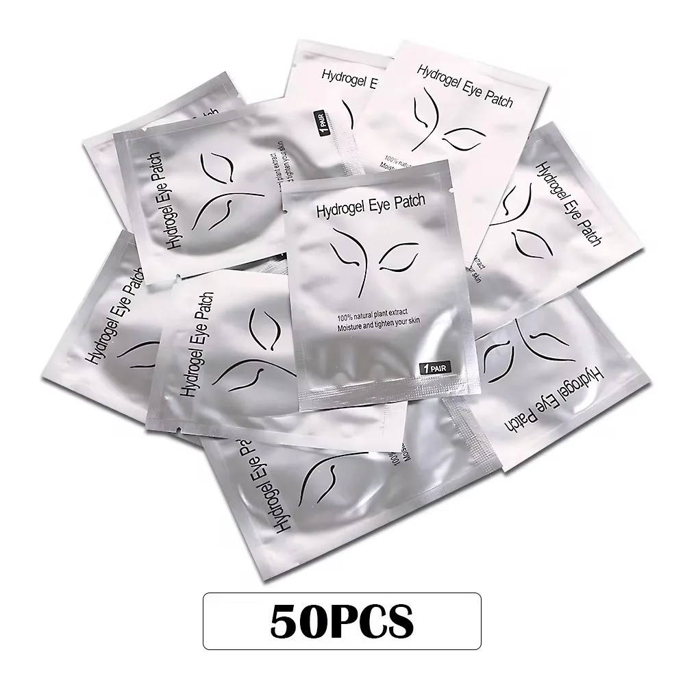 

50 Pcs U Shape Notch Eyelash Extension Eye Patch Mat Easy To Use Multipurpose Eyelash Patches Tip Stickers Adjustable