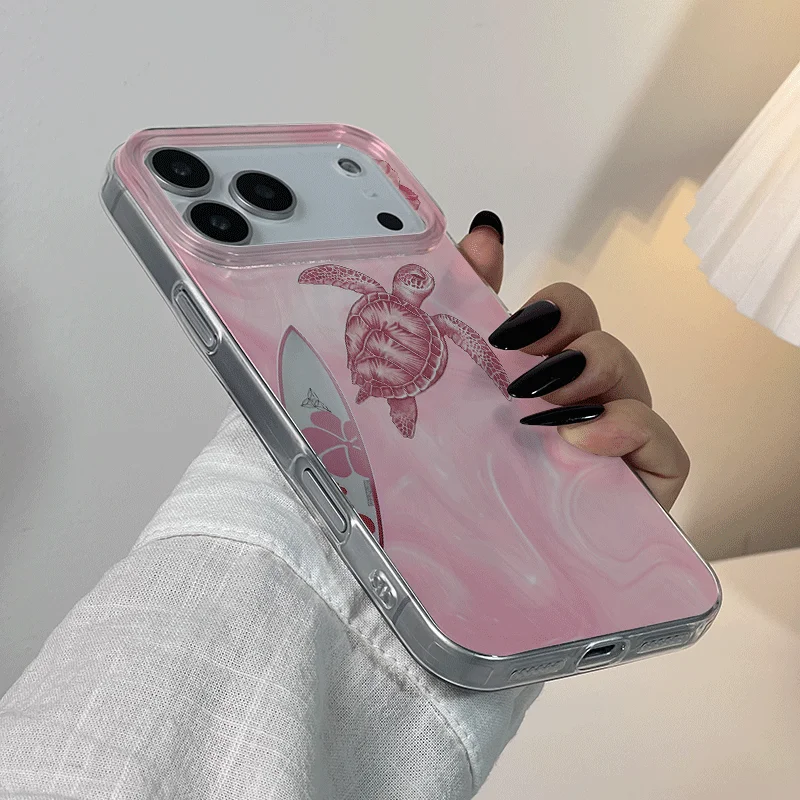 Wave Background Summer Sea Phone Case For Xiaomi Redmi Note 14 Pro 13 12 11 10 Pro 5G 13C 14C Plus Hard camera protection Cover view 3