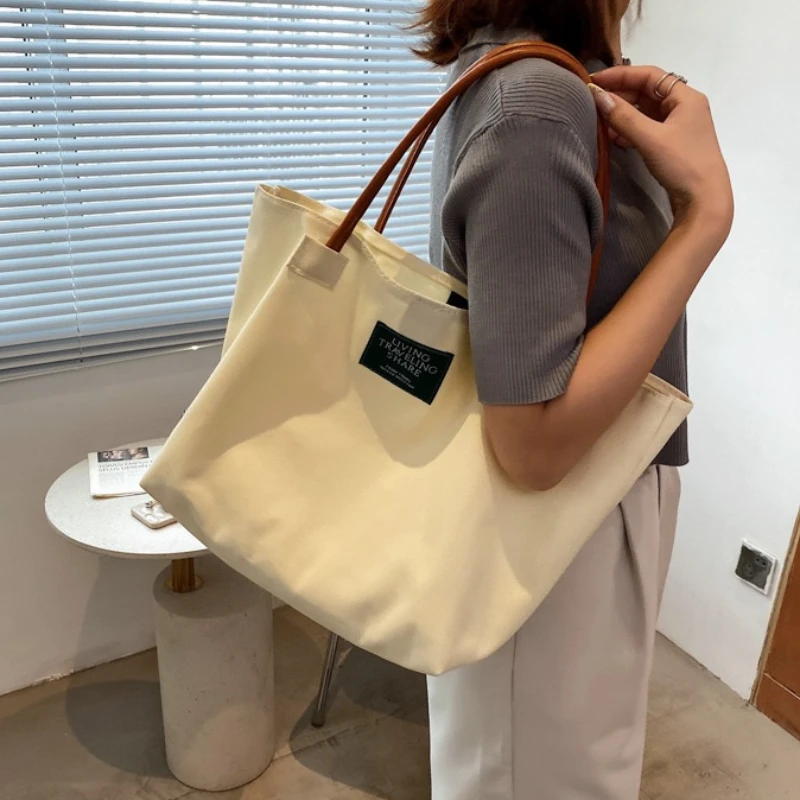 Autumn and Winter Women\'s Popular Handbag New Fashionable Casual Design Crossbody Bag Commuting Canvas Bag Student Fashion Bag