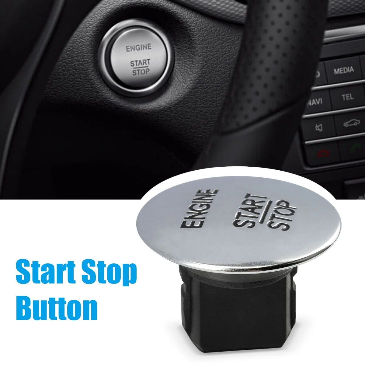 

2215450714 A2215450714 Engine Start Stop Push To Go Button Switch Keyless For Mercedes-Benz CL550 E350 E320 GL350 ML500 S450