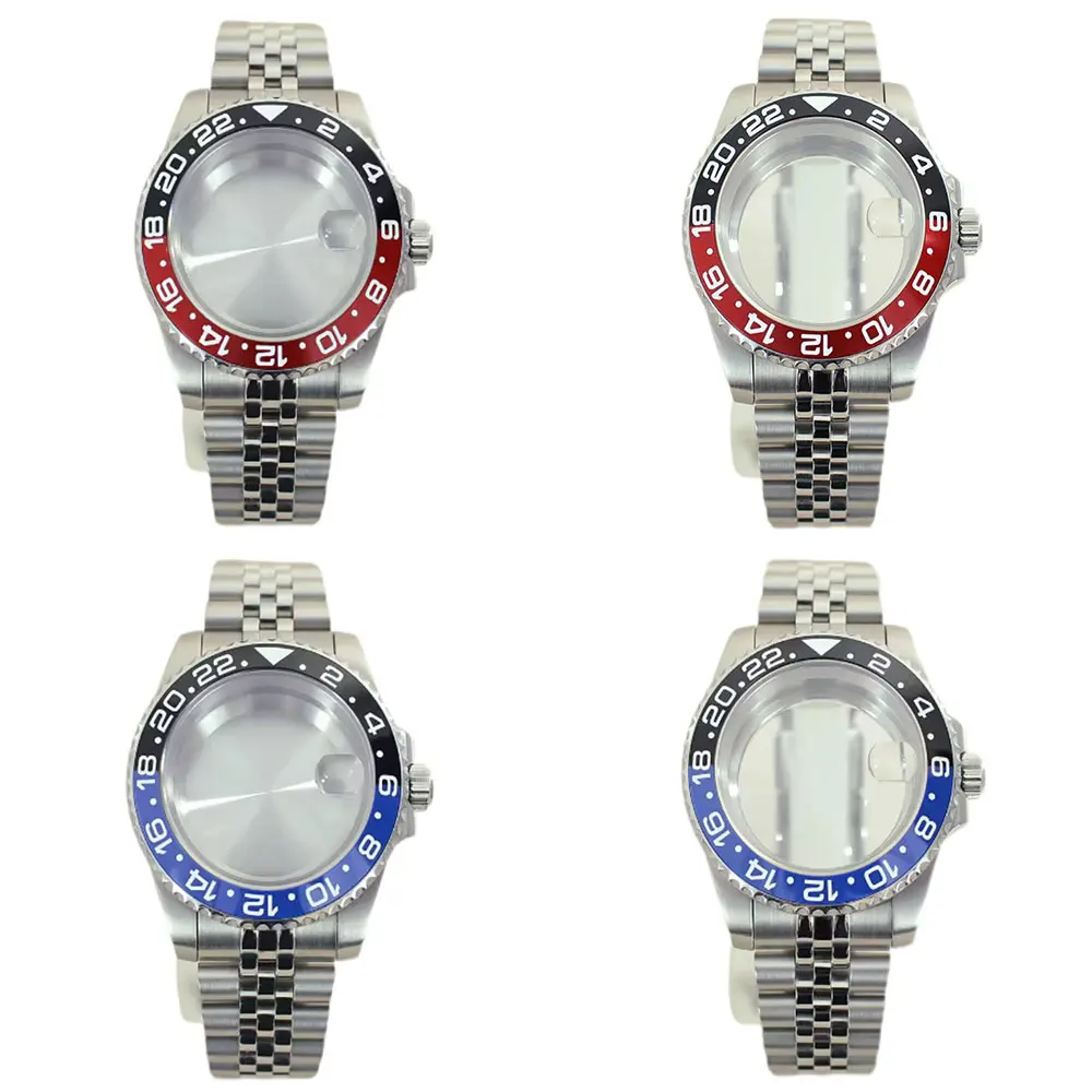 gmt-40mm-sapphire-glass-316l-stainless-steel-dual-turn-case-suitable-for-nh34-nh35-nh36-movement-cyclops-lens-jubille-strap