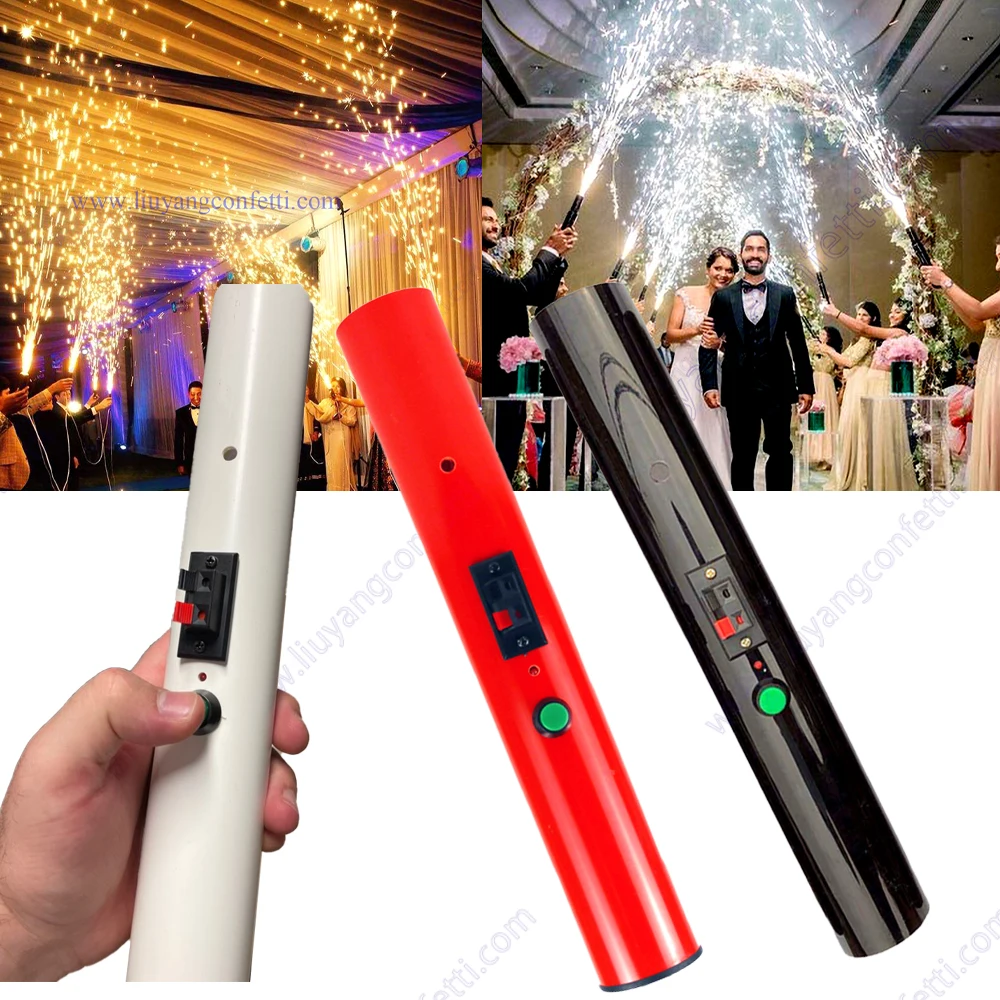 Hand Held Reusable Wedding Cold Fountain Machine Stage Pyrotechnic Party Concert DJ Event Party Disco Night Club Grand Entry Toy