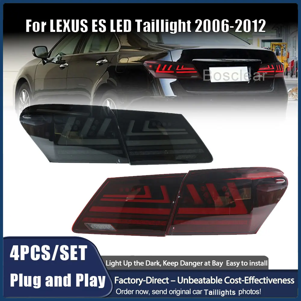 

Светодиодные задние фонари для Lexus ES350 ES330 ES240 ES250 ES300h ES 2006, 2007-2012 гг., задние фонари, задний фонарь, стоп-сигнал, указатель поворота