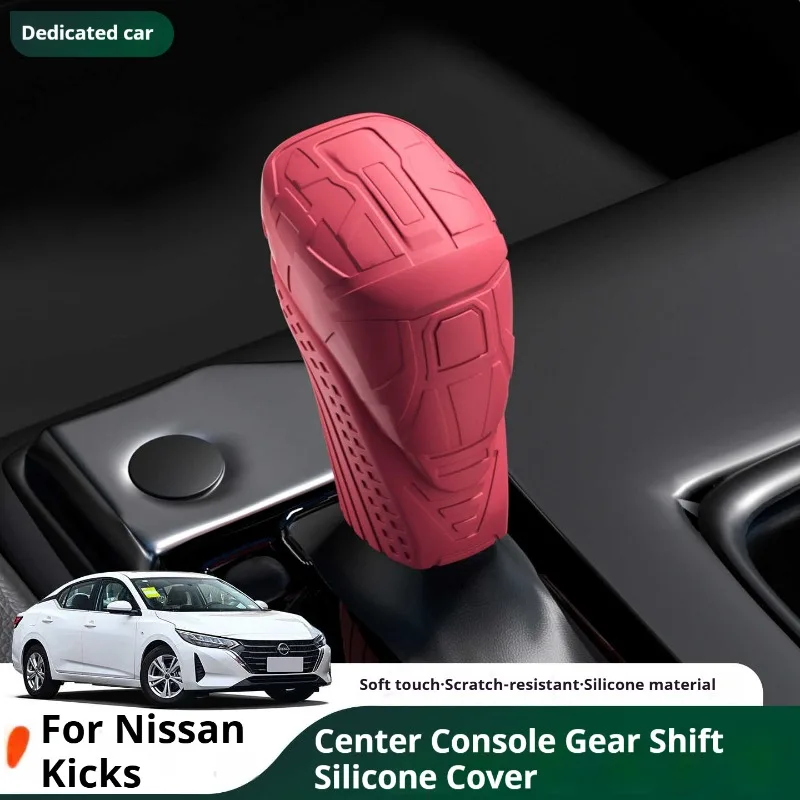 لنيسان ركلات سيارة سيليكون التلقائي والعتاد التحول المقبض غطاء لا طعم له المضادة للانزلاق شيفتر المقبض الغطاء الواقي