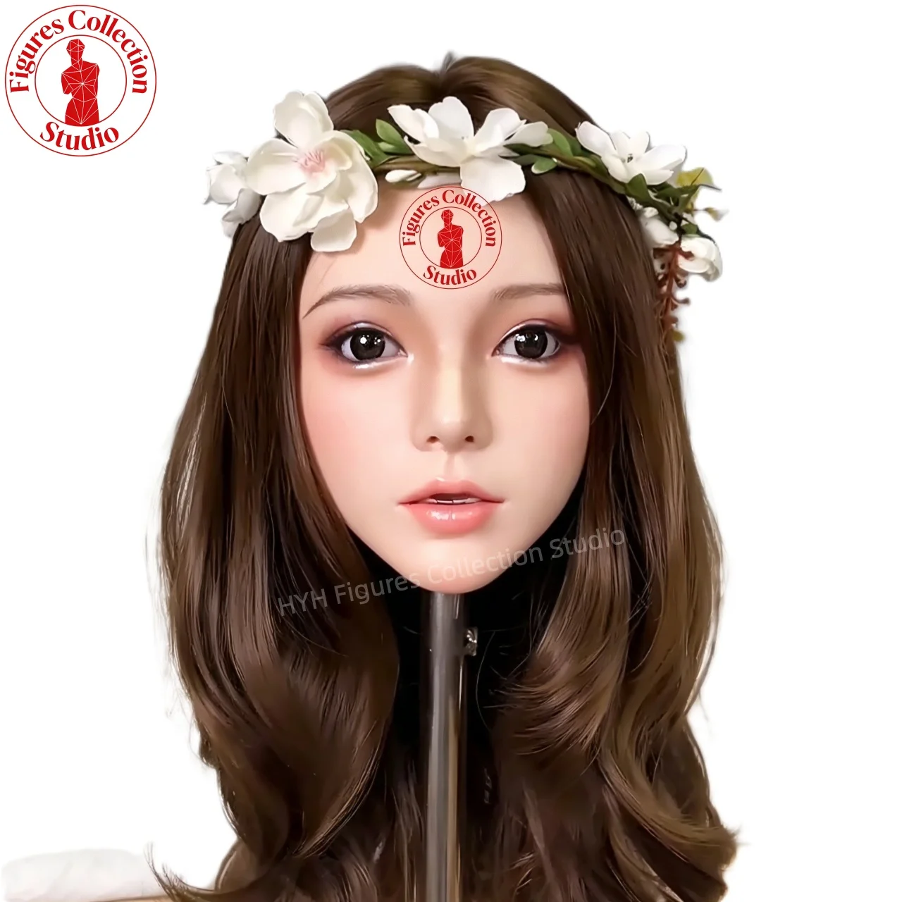 

Манекен головы Artisan Makeup Head HYH-SHB-KX-0047 в натуральную величину, интерфейс M16, ультрареалистичный для причесок, украшений, фотографии