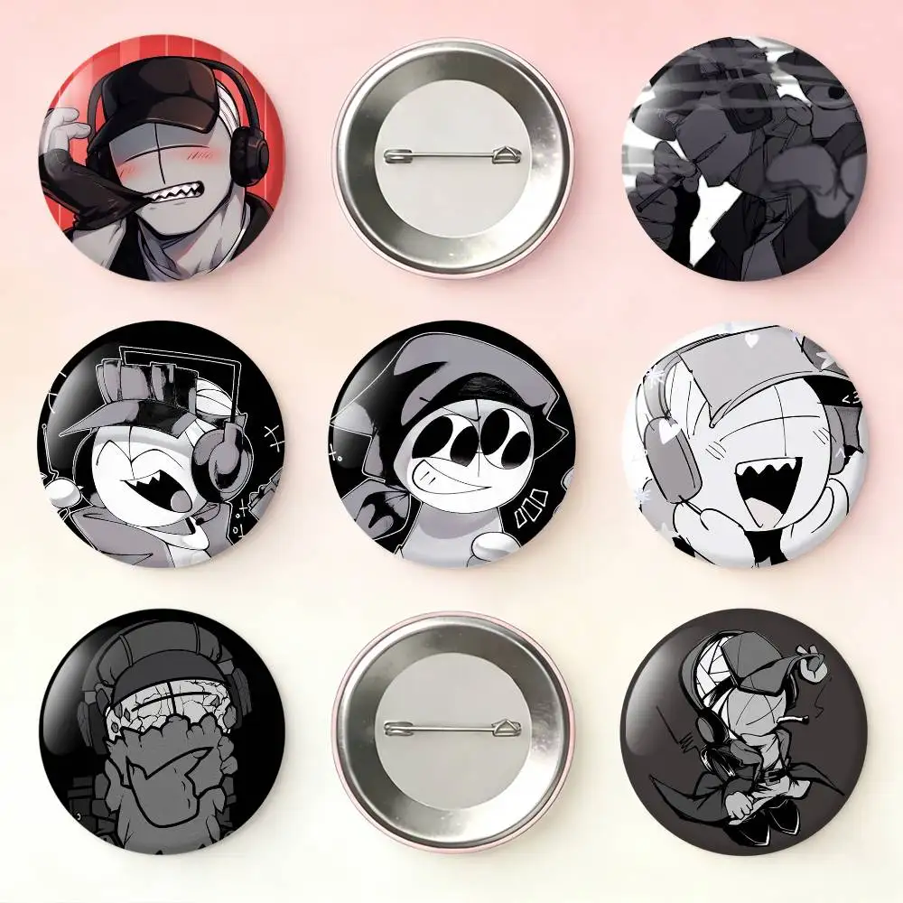 

D-Deimos M-Madness C-Combat Laser Badge Creative Pins Brooch for Bag Clothes Hat Decor Gifts Fans Collect