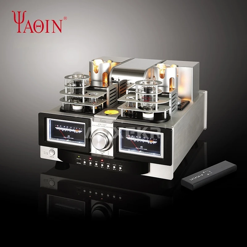 YAQIN RM-710A Tube Amplifier Tube Power Amplifier 845 Vacuum Tube Class A 26W*2 Single-ended Audio Power Amplifier