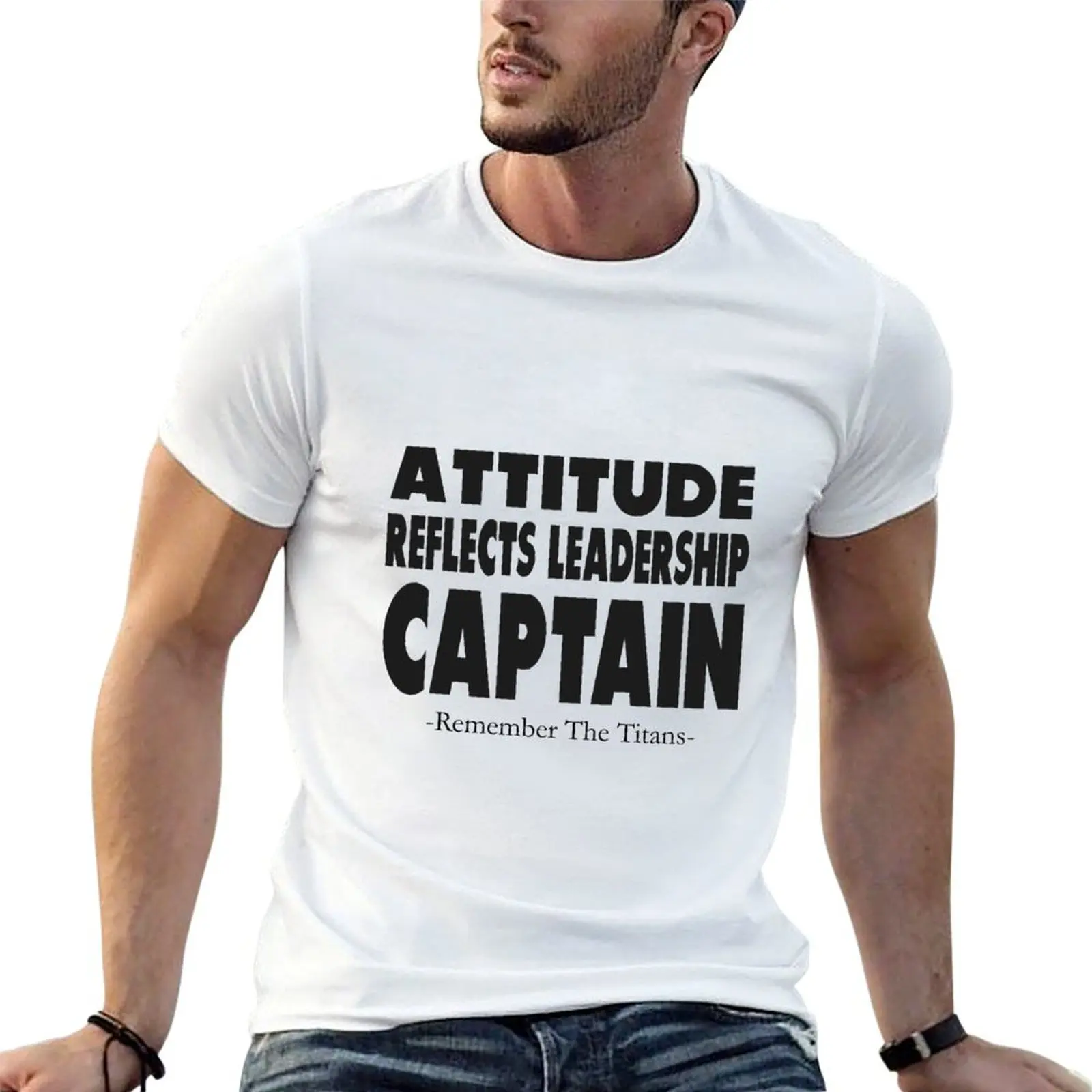 

attitude reflects leadership captain T-Shirt anime t shirts oversize t shirts for man slim fit anime t shirts for man T-shirt