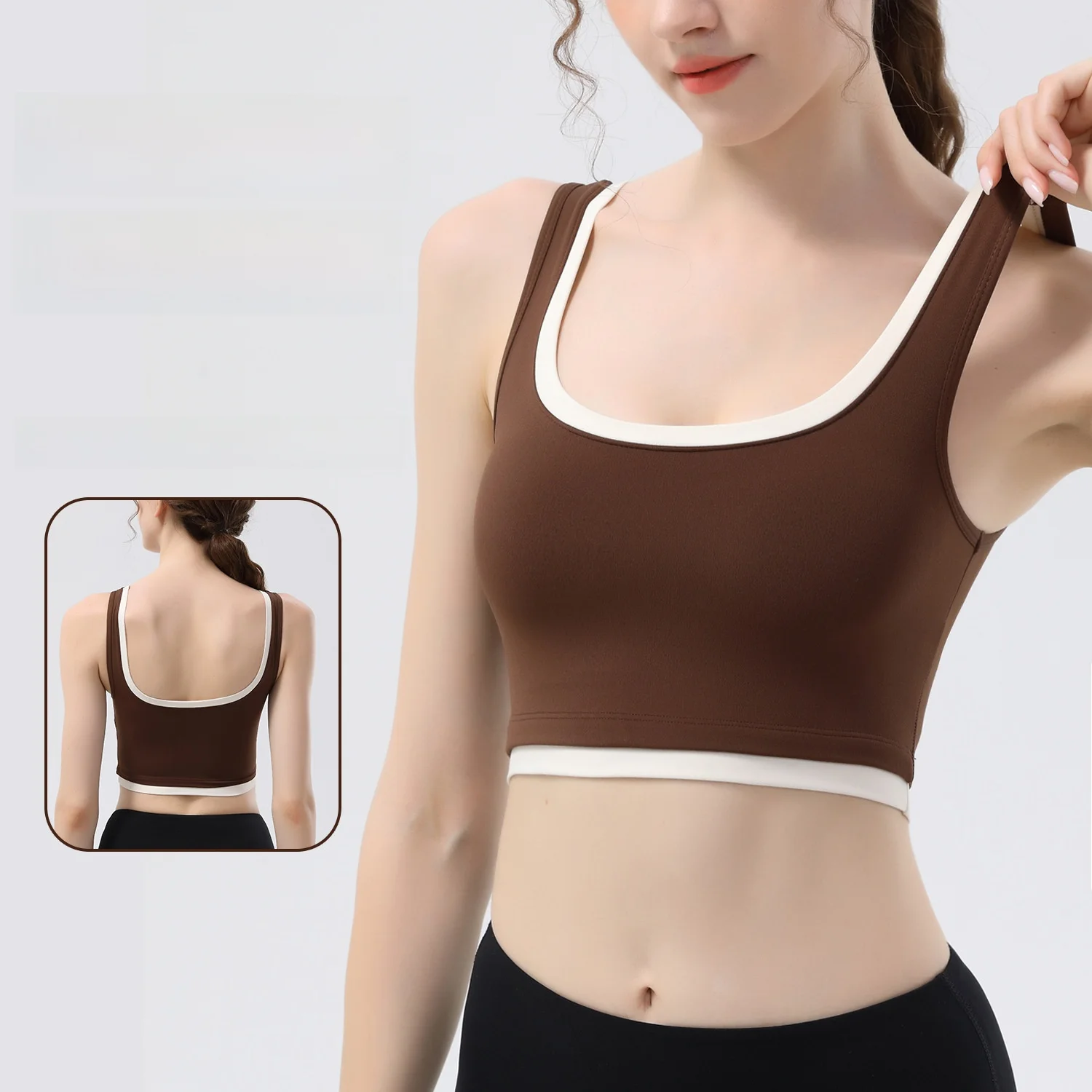 

Женское спортивное нижнее белье, противоударный жилет для бега, высокопрочный противопровисающий профессиональный бюстгальтер для фитнеса и йоги, верхняя одежда